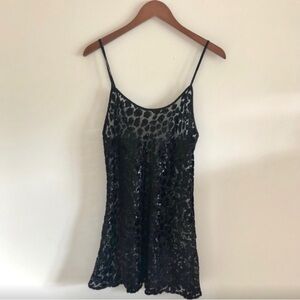Vintage Valentino Intimo for Saks Leopard Slip